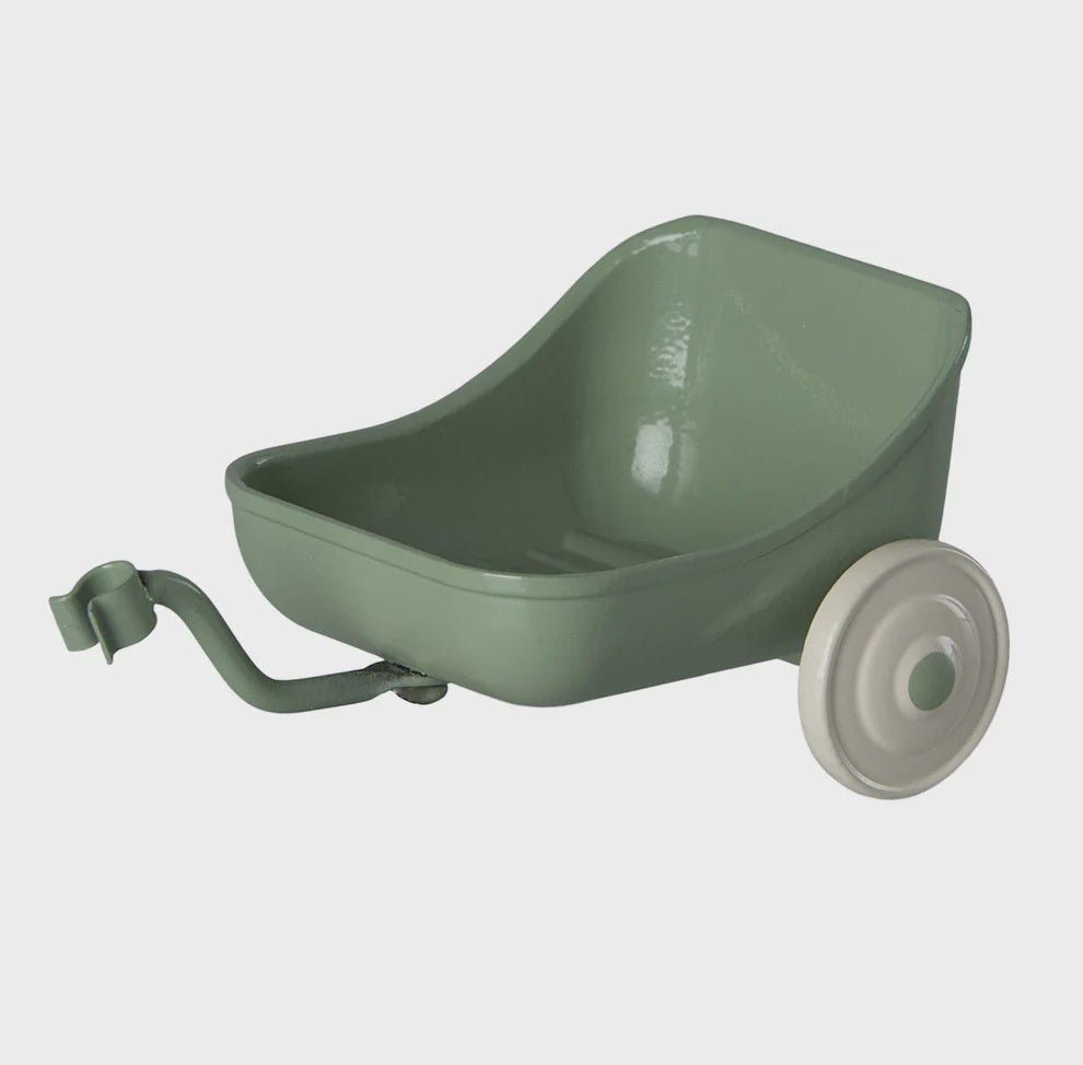 Maileg Tricycle Trailer for Mouse - Green