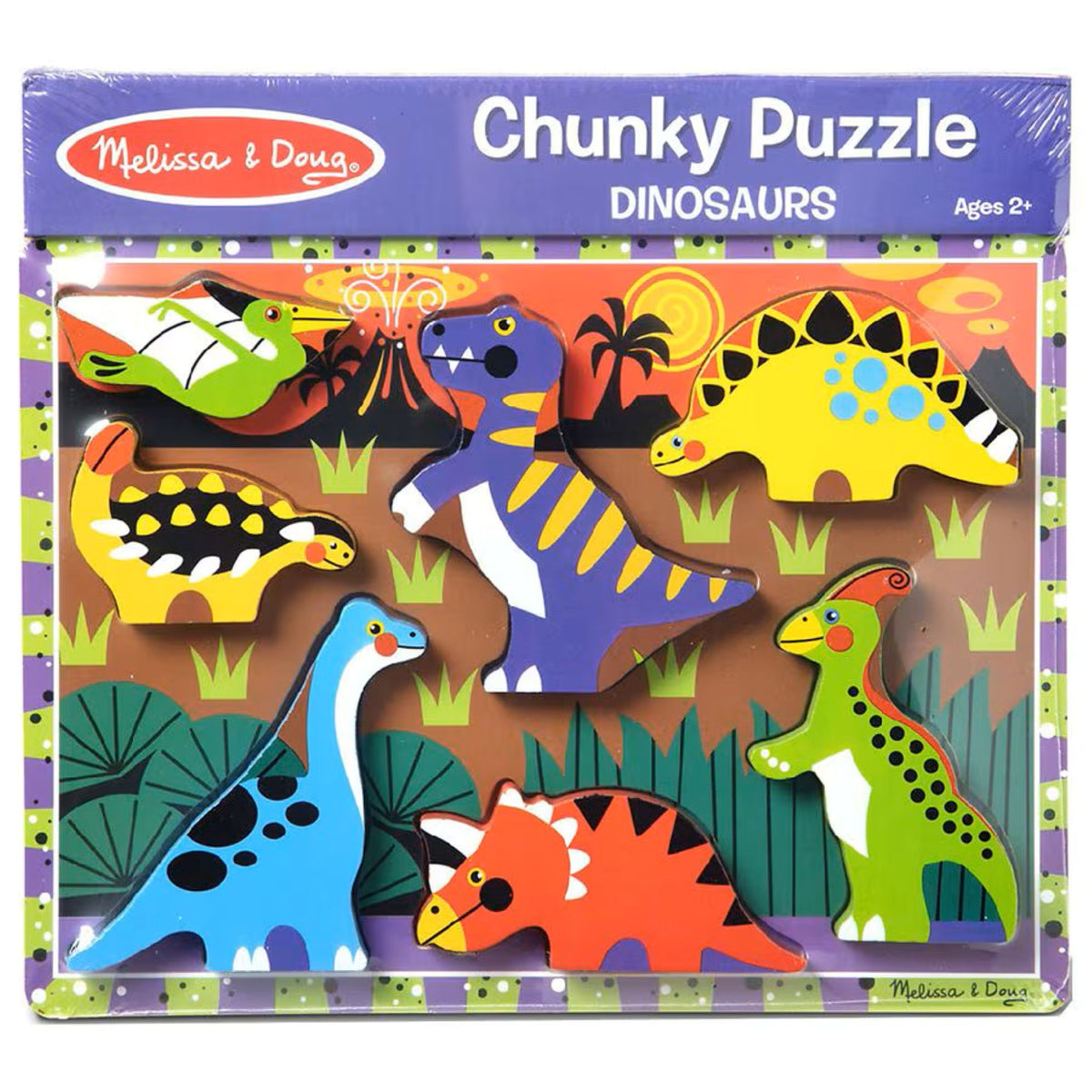 Melissa & Doug - Dinosaurs Chunky Puzzle