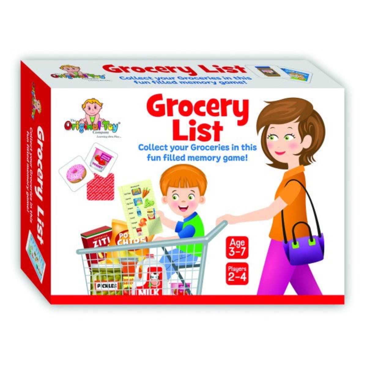 Grocery List Memory Game