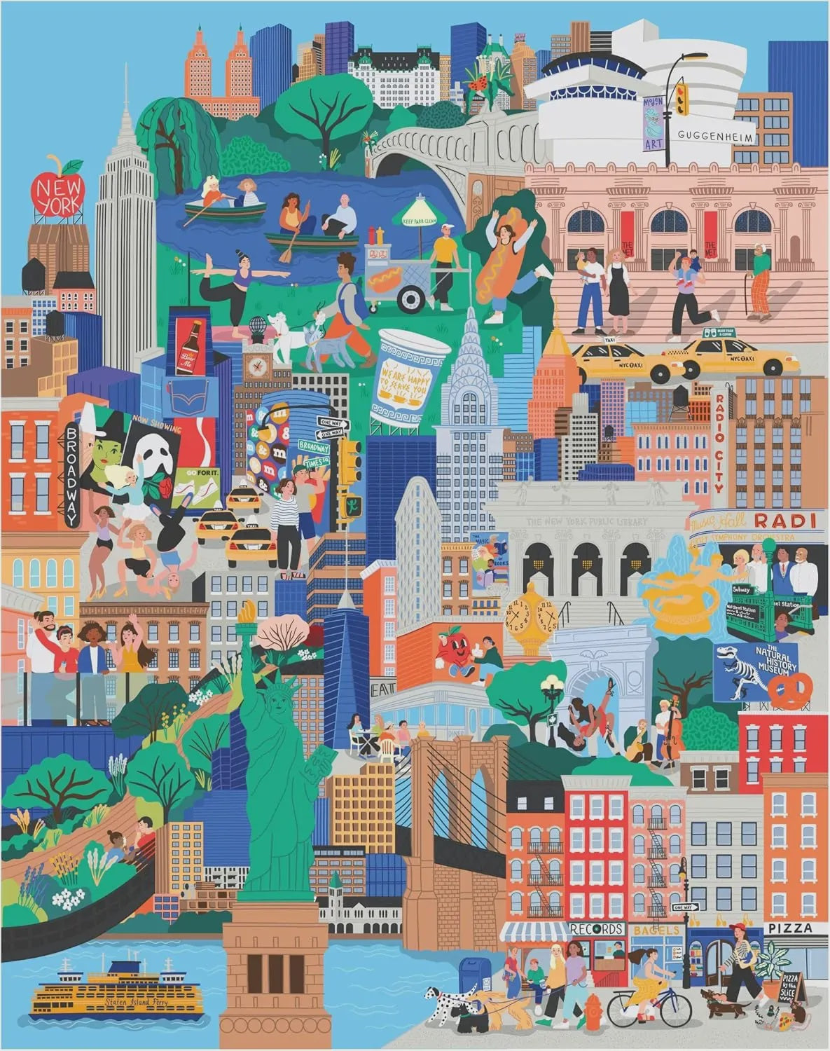 Ridleys Jigsaw Puzzle - New York New York 1000pc