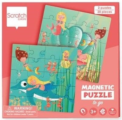 Scratch Europe Magnetic Puzzle - Mermaid