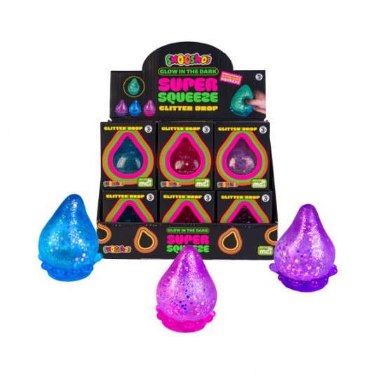 Smoosho Super Squeeze Glow in the Dark Glitter Drop