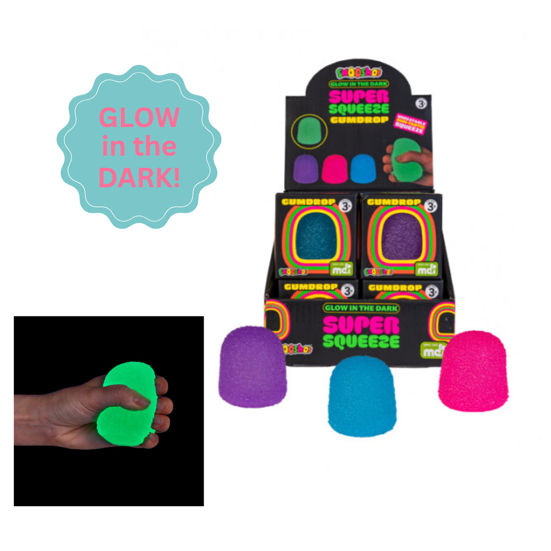 Smoosho Super Squeeze Glow in the Dark Gumdrop