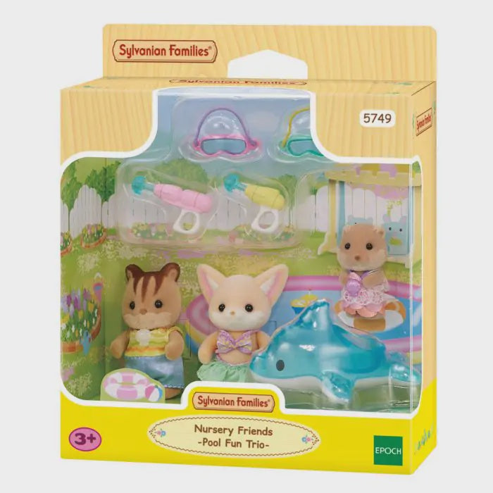 Sylvanian Families Nursery Friends Pool Fun Trio