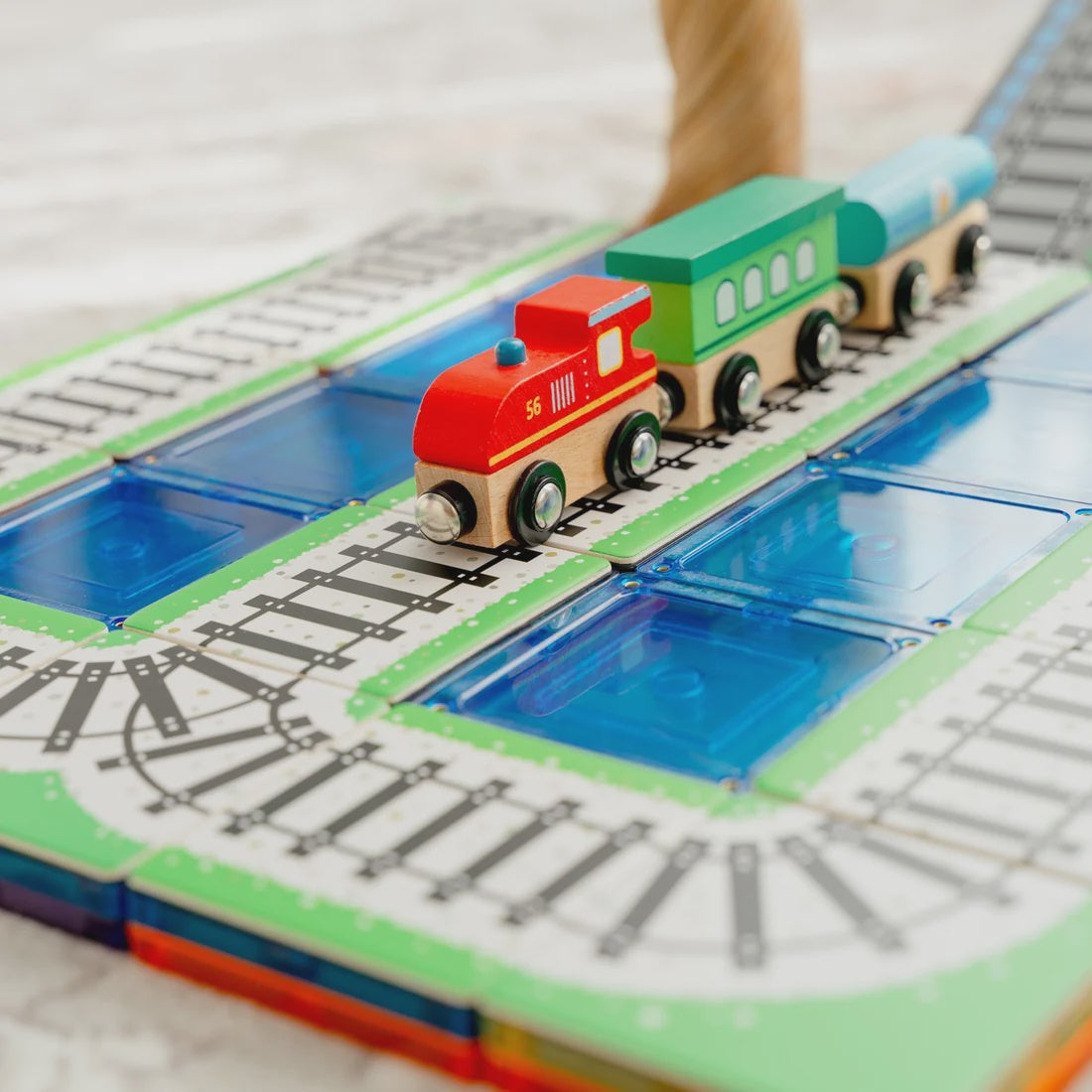 TileTek Tile Toppers - Train Pack 36 Pieces