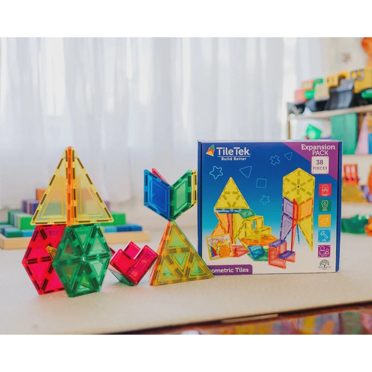 TileTek Expansion Pack - Geometric Tiles 38 Pieces