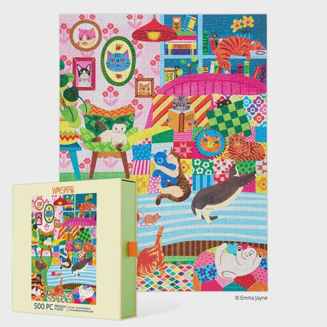 WerkShoppe 500pc Puzzle - Cat Nap Stories