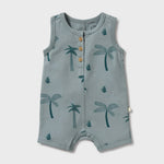 Wilson & Frenchy Palm Days Organic Henley Growsuit