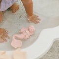 Winnie Parkes Natural Rubber Teether - Maeve The Mermaid - Pink