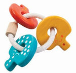 Plan Toys Key Rattle Bright Colours