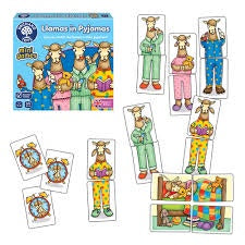 Orchard Toys Mini Game Llamas in Pyjamas