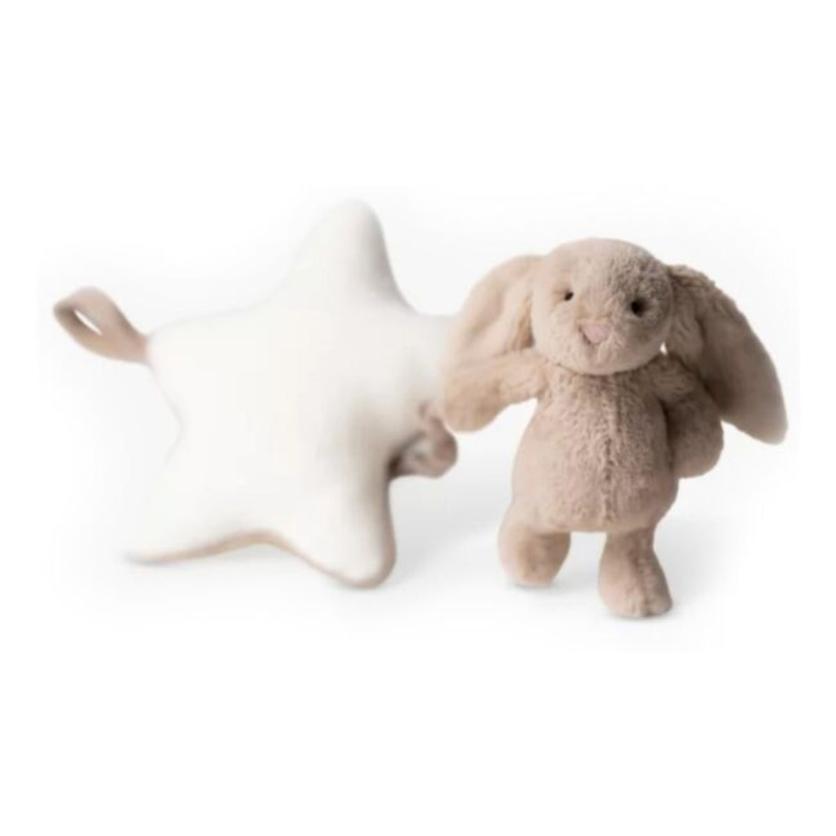 Jellycat Bashful Beige Bunny Musical Pull