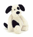 Jellycat Bashful Black & Cream Puppy - Small