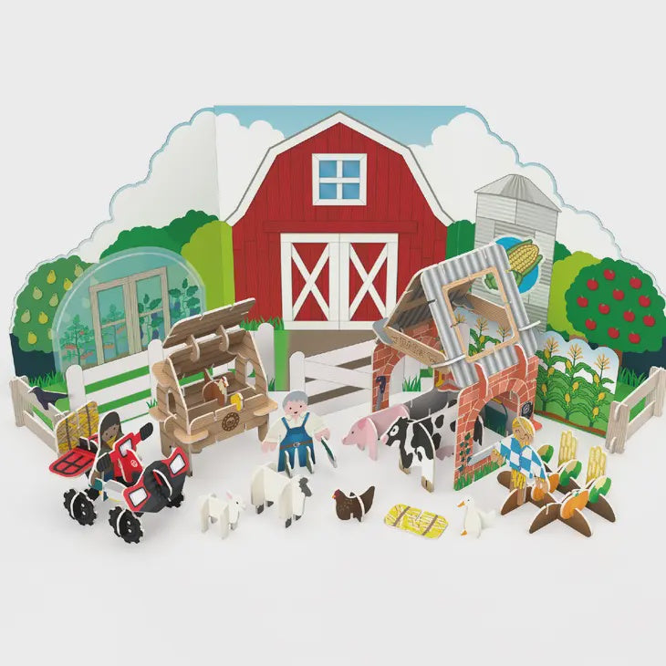 Farmyard Pop Out  Playset