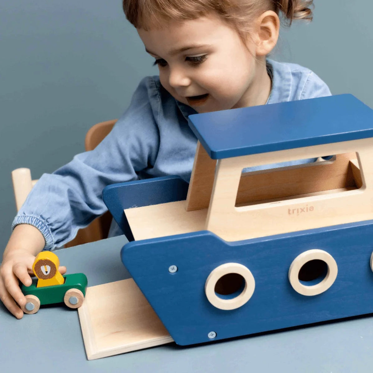 Trixie Wooden Ferry Boat