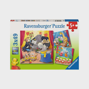 Ravensburger Animals on Stage Puzzle 3x49pc