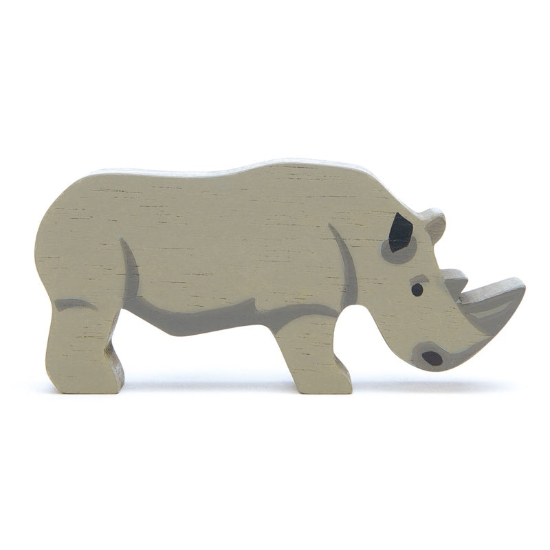 Rhinoceros Wooden Animal