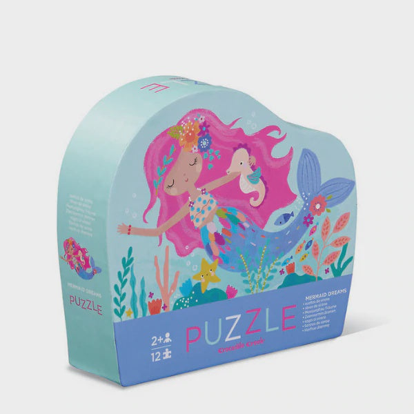 Crocodile Creek - Mini Puzzle 12 pc Mermaid Dreams