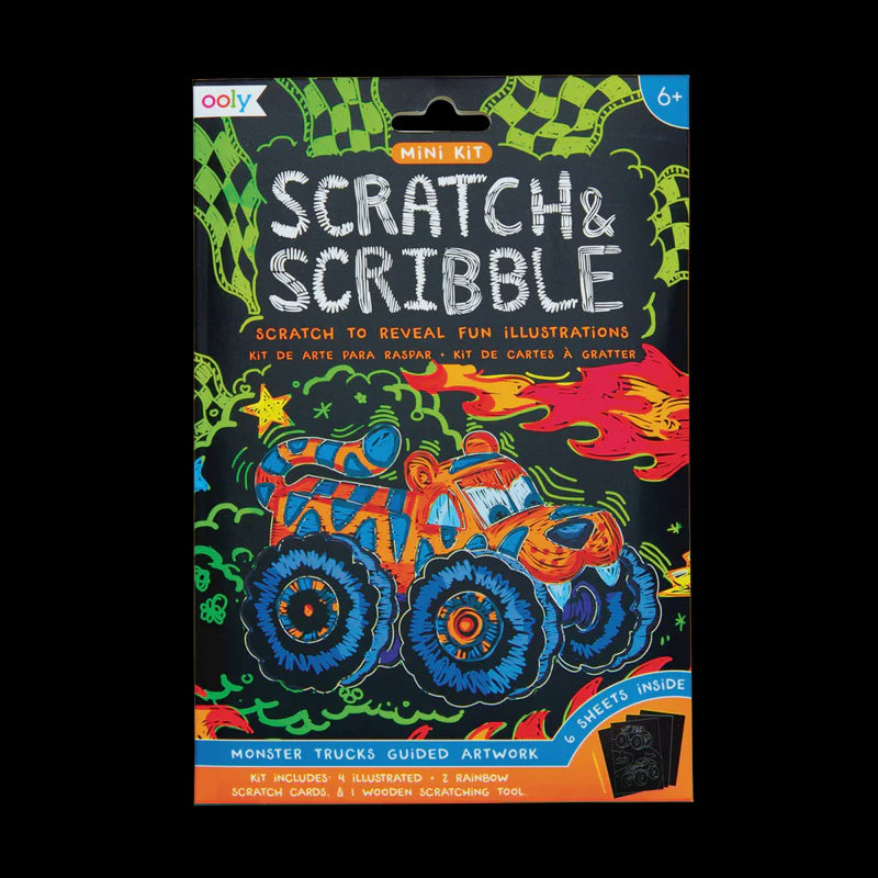 Scratch & Scribble Monster Trucks