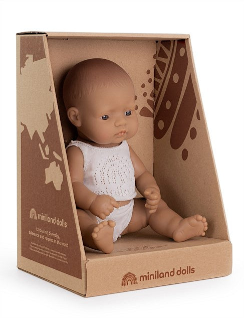 Miniland Doll Hispanic Boy 32cm (Boxed)