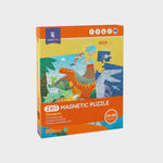 2 in1 Travel Magnetic Puzzle - Dinosaure