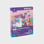 2 in1 Travel Magnetic Puzzle - Unicorn & Mermaid