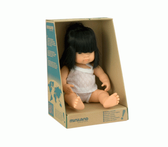 Miniland Asian girl 38cm