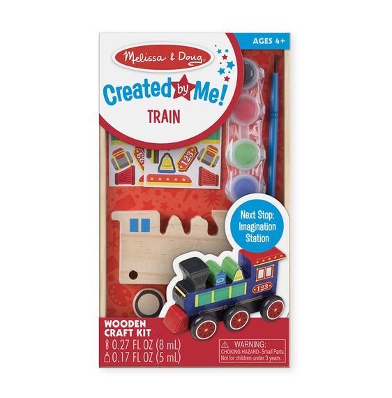 Melissa & Doug Created By Me - Wooden Craft Kit Train