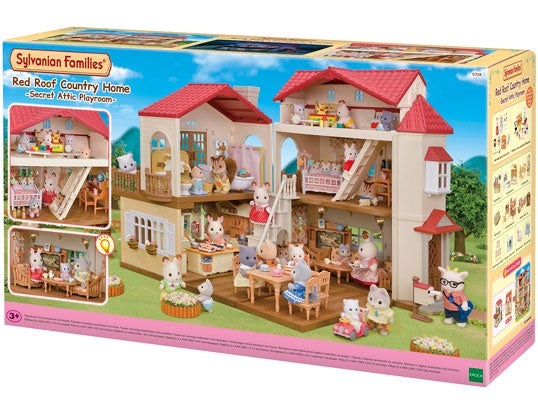 Sylvanian Families - Red Roof Country Home With Attic