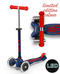 Micro Mini Deluxe LED Scooter - Navy Limited Edition