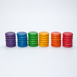 Grapat 36 Coins in 6 Rainbow Colours