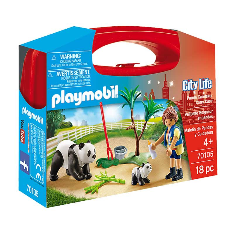 Playmobil Panda Caretaker Carry Case