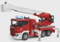 Bruder -  1/16 Scania R-series Fire Engine With Slewing Ladder And Water Pump