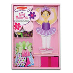 Melissa & Doug Nina Ballerina Magnetic Dress Up Set