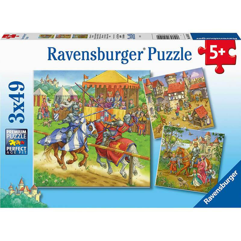 Life of The Knight - 3x49pc Puzzles