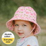 Bedhead Hats - Kids Ponytail Bucket Sun Hat - Strawberry
