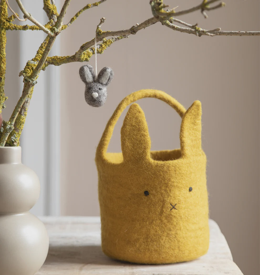 Bunny Basket - Ochre