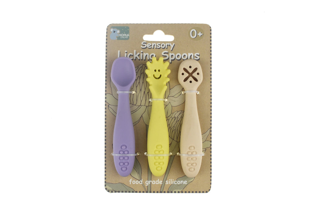 Sensory Licking Spoons- Multicolour