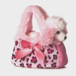 Fancy Pal- Poodle in Pink Spot Bag