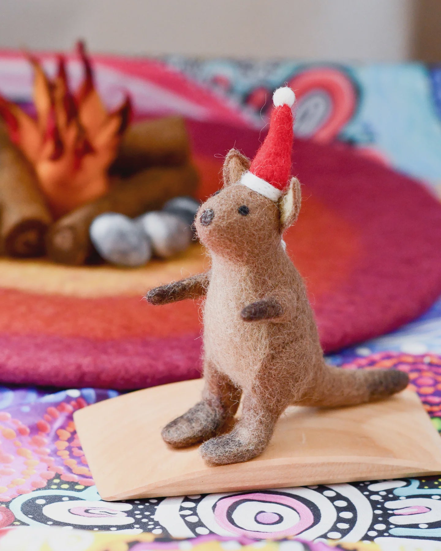 Felt Australian Kangaroo Christmas Ornament