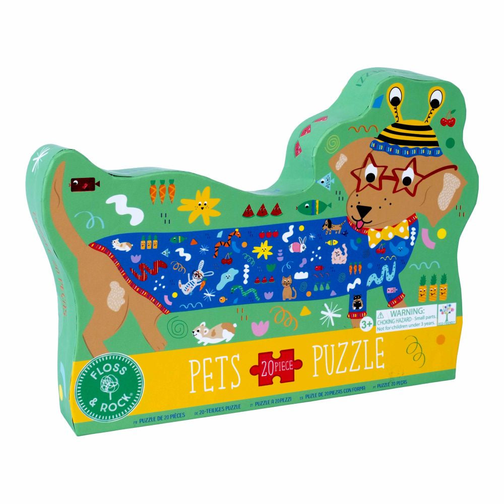 Floss & Rock Pets Shaped 20pc Puzzle