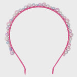 Pink Poppy Shimmering Mermaid Pearl Headband