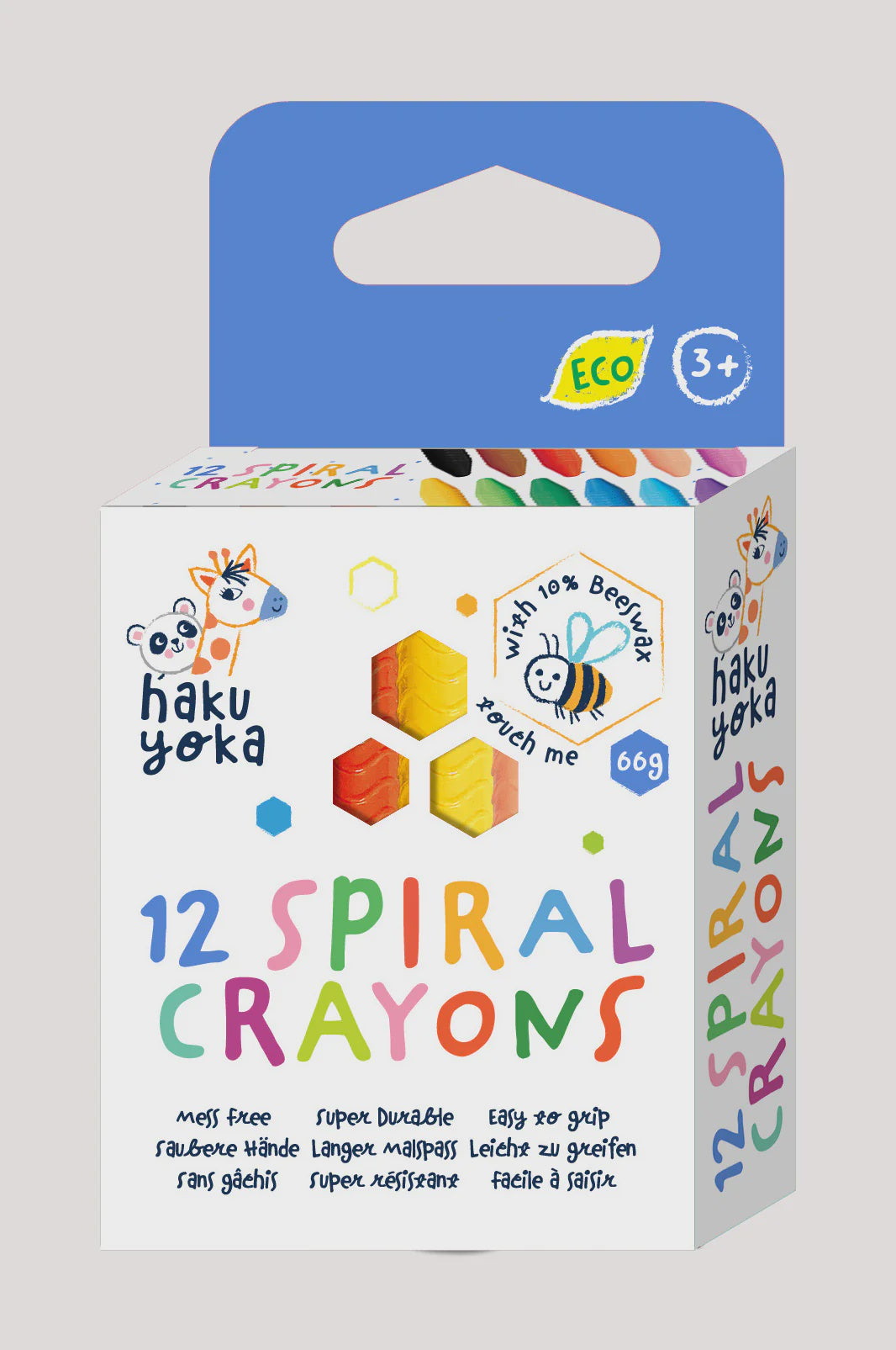 Haku Yoka 12 Spiral Crayons