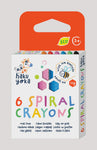 Haku Yoka 6 Spiral Crayons