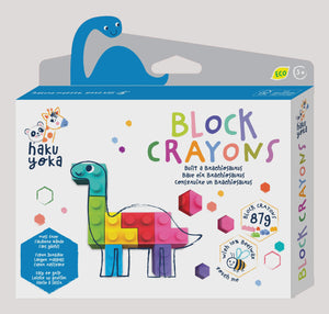 Haku Yoka 87g Block Crayons - Brachiosaurus