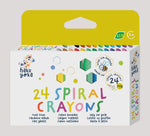 Haku Yoka 24 Spiral Crayons