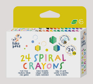 Haku Yoka 24 Spiral Crayons