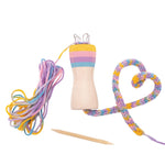 Rainbow French Knitting