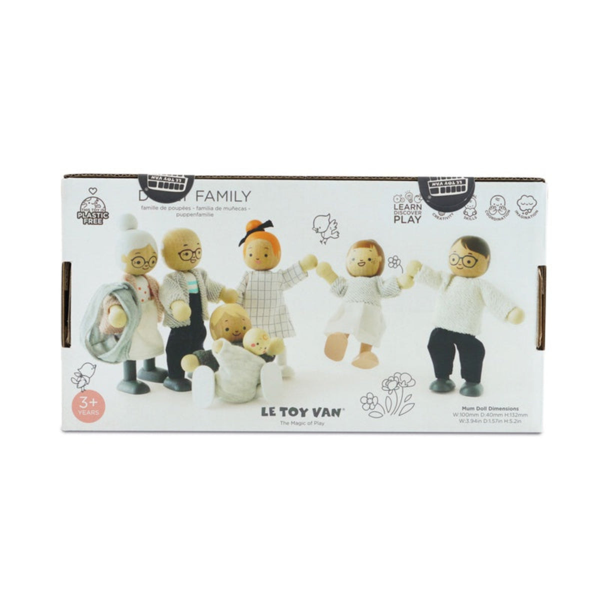 Le Toy Van Daisylane Dolly Family