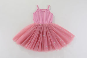 MaMer Valentina Party Tutu Dress - Rose Stars